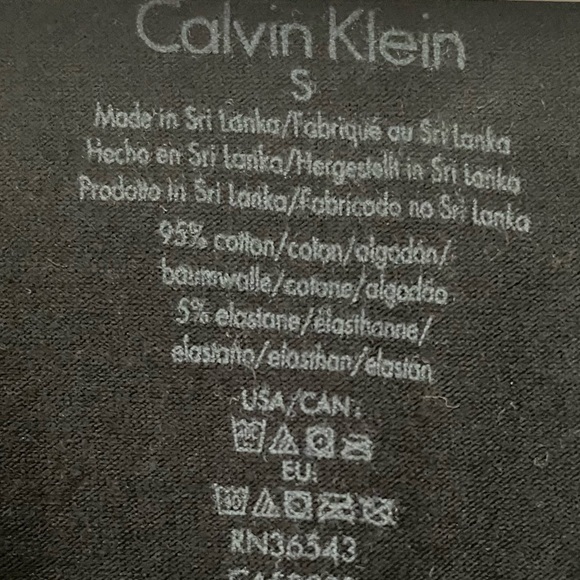 CALVIN KLEIN Black Tank Top - Picture 4 of 9